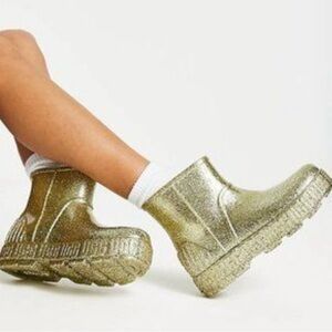 UGG Gold Glitter Winter Boots